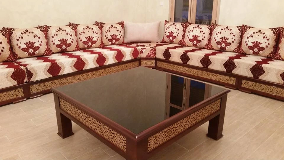 salon marocain de luxe modèle 2019