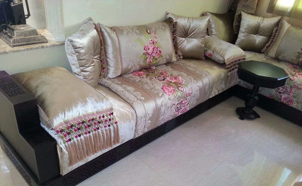 Salon Maghribi avec coussins à vendre pas cher